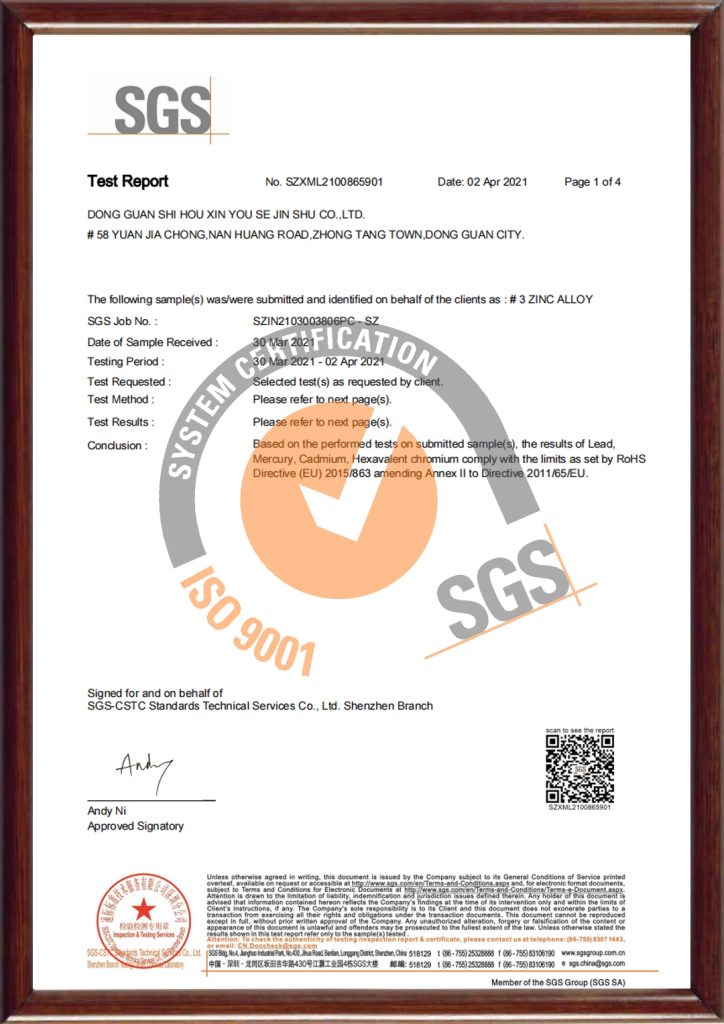 SGS Audit Report