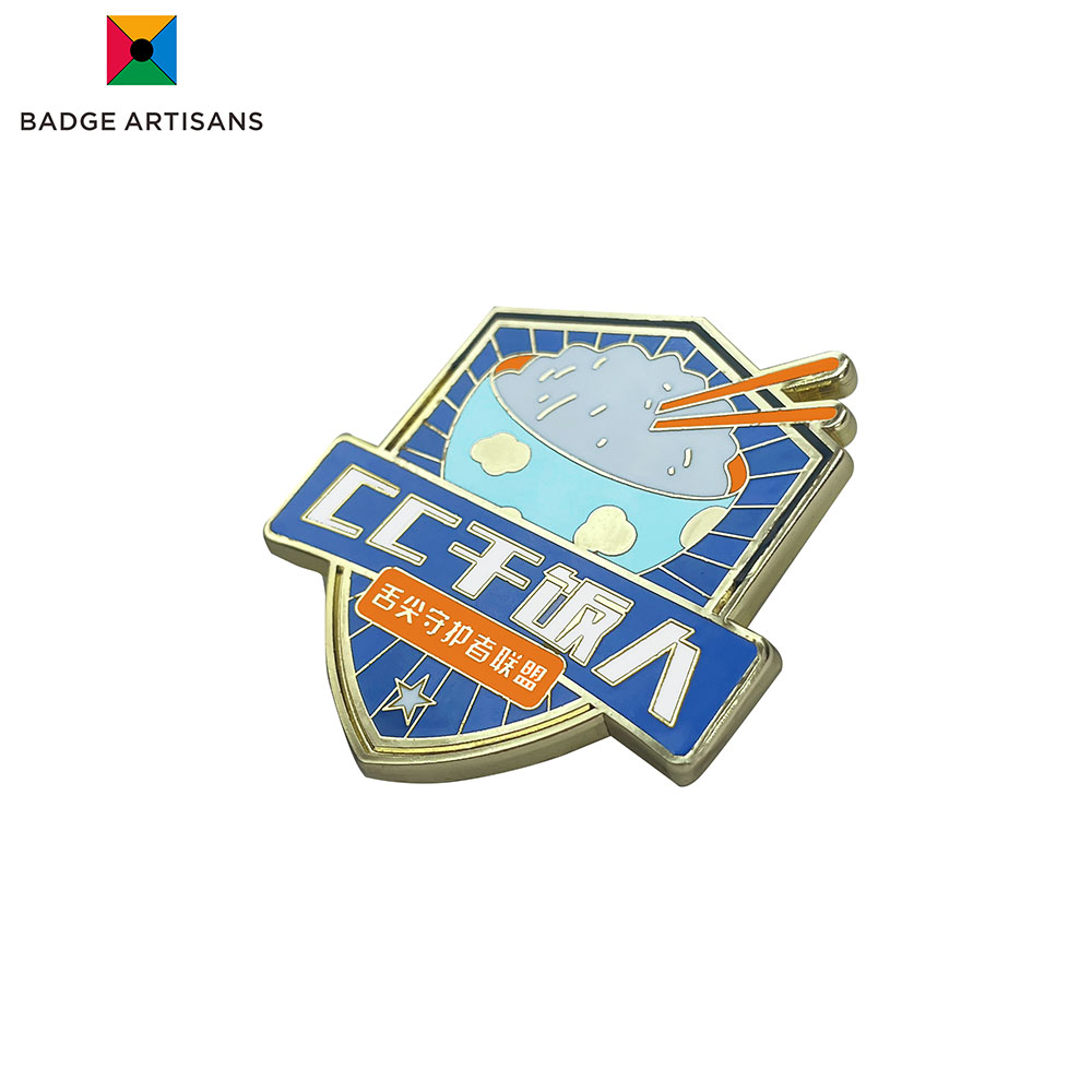 Custom Soft Enamel Lapel Pins – Unique Tongue Guardians Alliance Badge -2