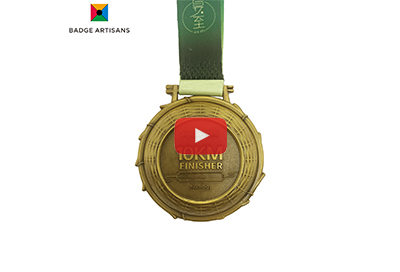 Bamboo Weave Medals for Awards Summer Solstice 10KM Finisher