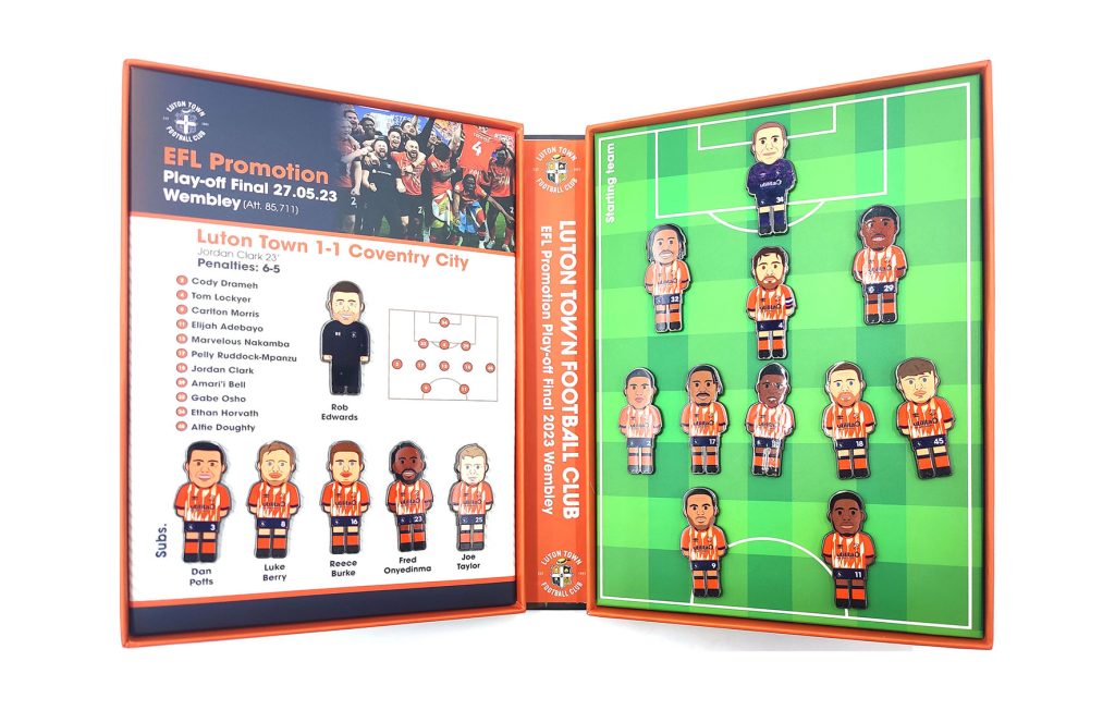 Luton Town Football Club Special Edition Commemorative Pin Set – Premium Custom Lapel Pins for Diehard Fans