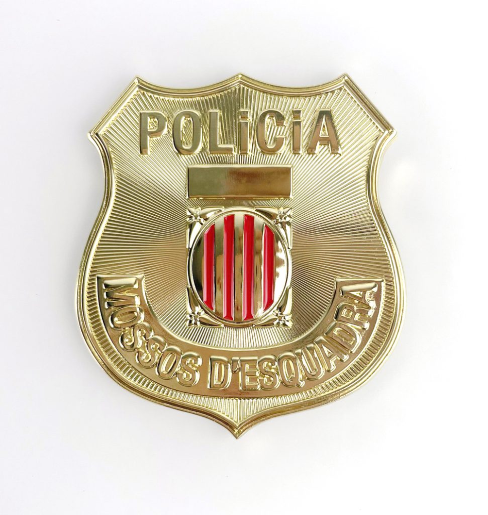 Mossos d’Esquadra Custom Police Badges – Personalized Law Enforcement Badges Direct from Factory