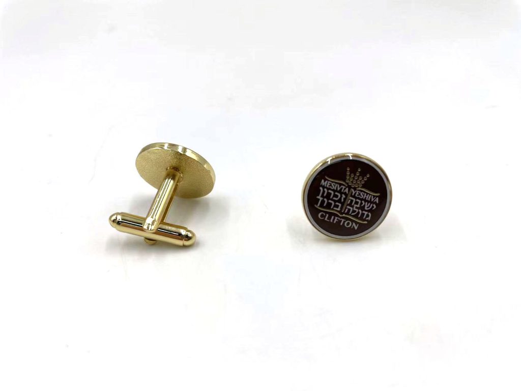 Custom Cufflinks | Mesivta Yeshiva Clifton Style – OEM/ODM Manufacturer
