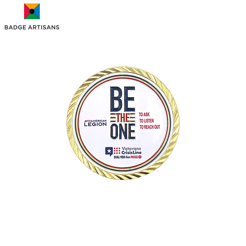 Custom Military Challenge Coins | Veteran Support Coins by Badge Artisans
