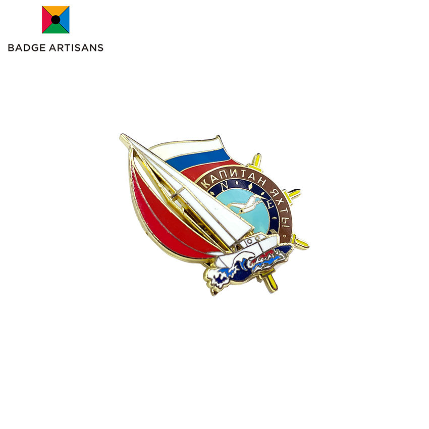 Custom ID Badges with Gold Plating & Enamel | Professional Role Identification