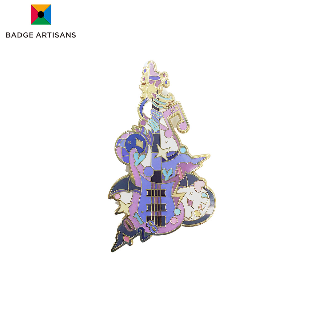 Custom Imitation Enamel Badges for Music Festivals & Events | Factory Direct