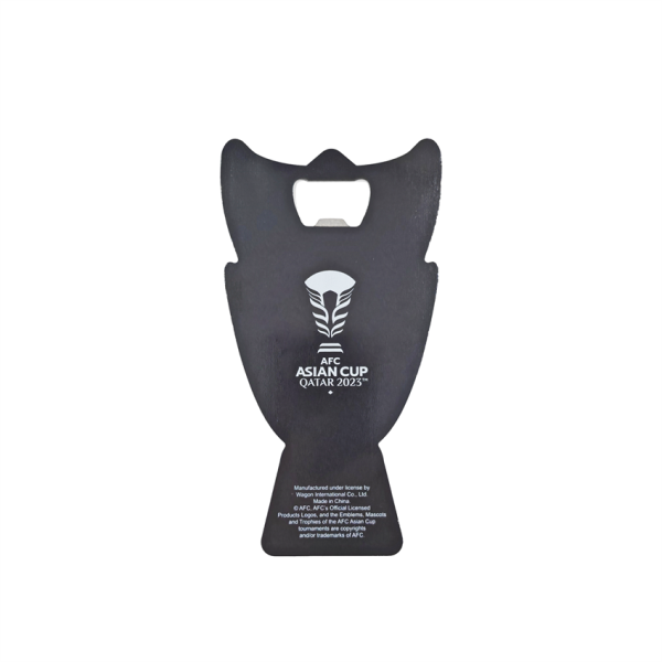 Custom Branded Bottle Opener | AFC Asian Cup Qatar 2023 Zinc Alloy Souvenir – Officially Licensed Football Memorabilia
