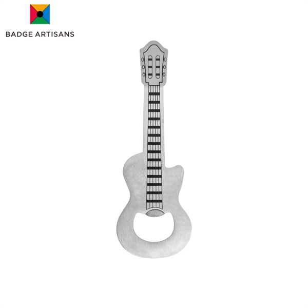 Custom Guitar – Shaped Zinc Alloy Bottle Opener: Unique Bottle Opener Custom Design for Music Brands & Enthusiasts