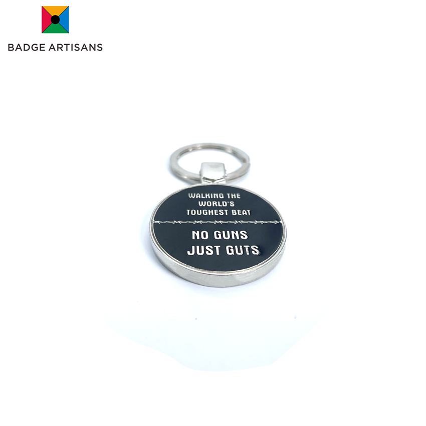 Law Enforcement challgnge coin custom logo keychain (3)