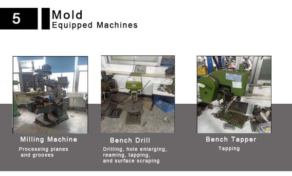 Mold making equipped machines