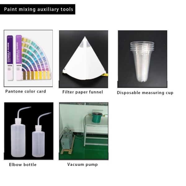 paint mixing auxiliary tools
