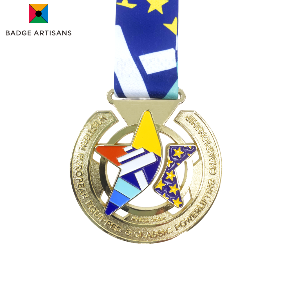 Custom Powerlifting Medals for Malta 2024 Championship