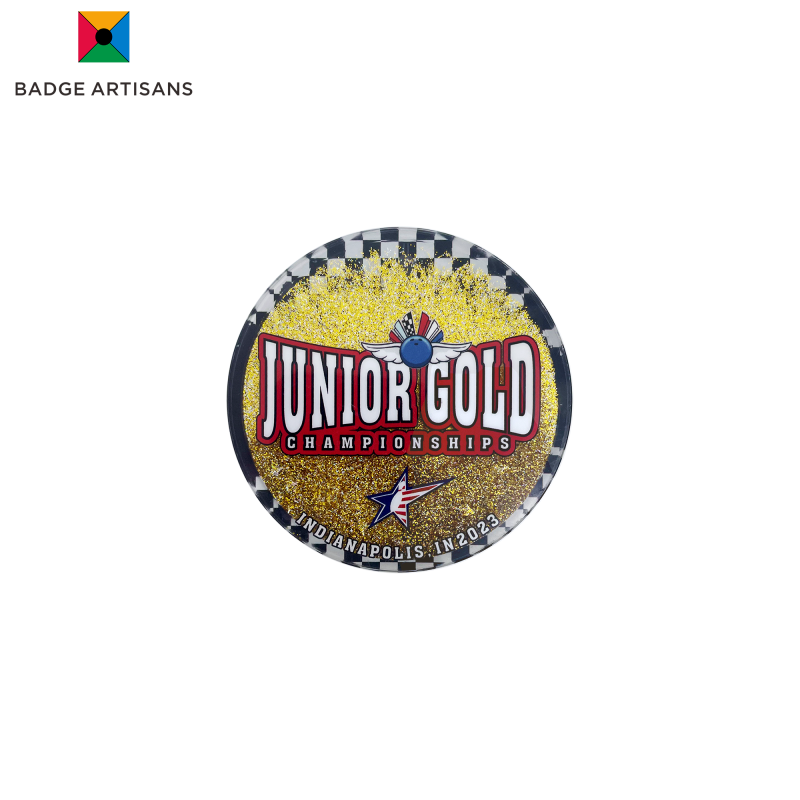 Custom Fridge Magnets Bulk – Make Your Event Shine with Flowing Glitter Finish
