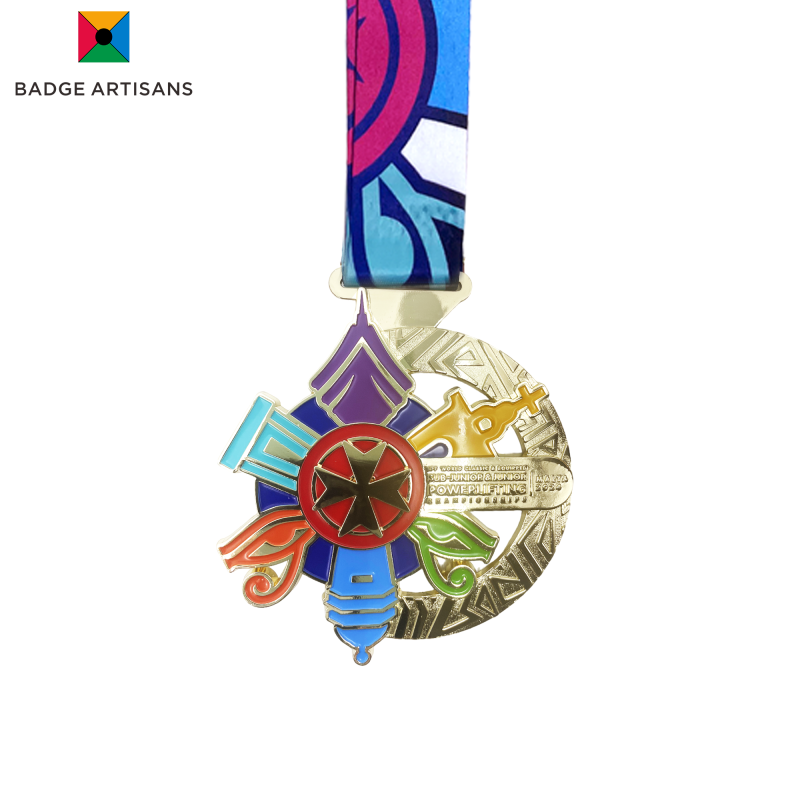 Custom Powerlifting Medals for Western European Championship Malta 2024 | OEM Medal Manufacturer