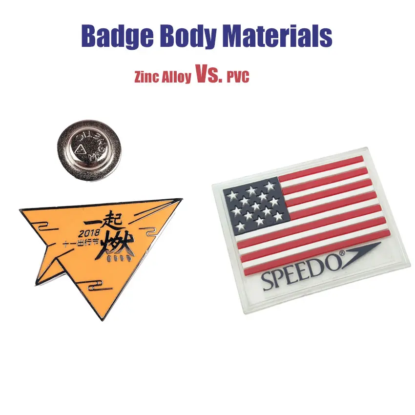 Your Guide to Perfecting Custom Magnetic Name Badges with Logo 2 Badge-Body-Materials-Zinc-Alloy-vs-PVC