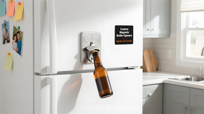 Custom Magnetic Bottle Openers – Fridge Mount, Kitchen Convenience