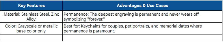 The Eternal Promise Metal Laser Engraving