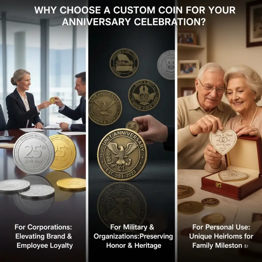 Why Choose a Custom Coin for Your Anniversary Celebration