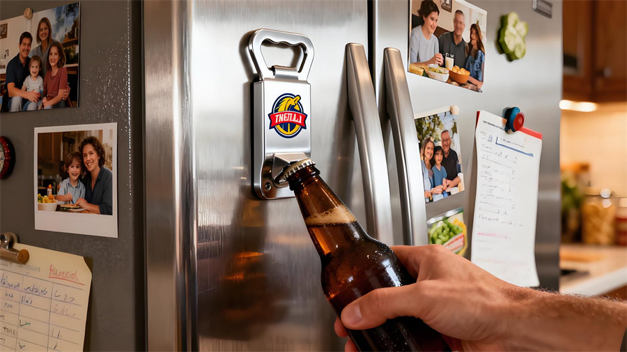 Double Duty Design: The Ultimate Custom Fridge Magnet Bottle Opener