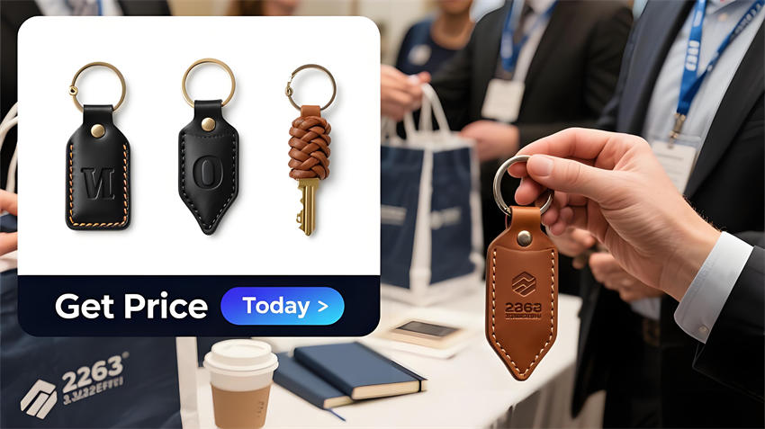 custom leather keyring