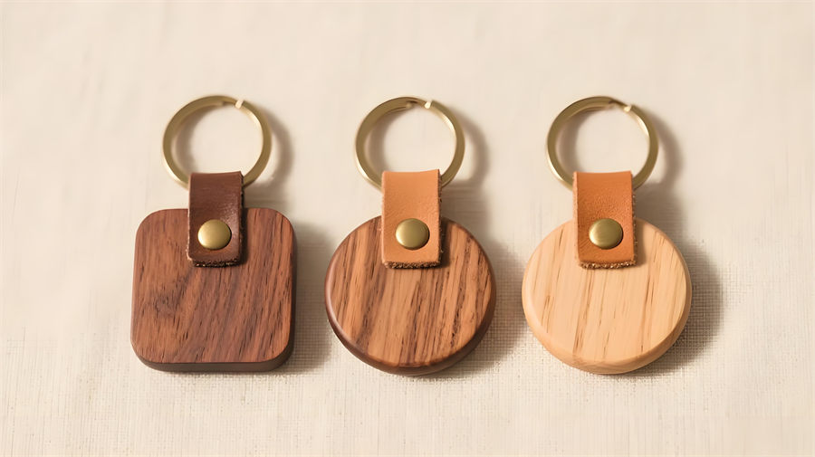 custom wood keychains shapes