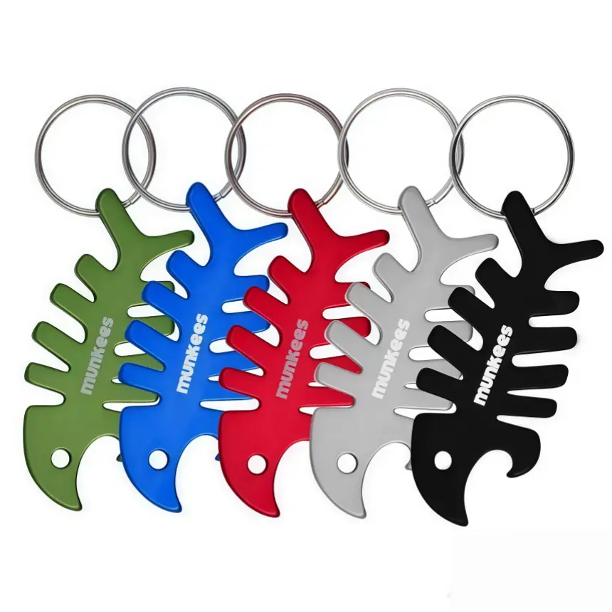 custom printed bottle openers keyring