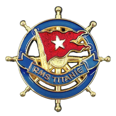 custom flag pins RMS Titanic
