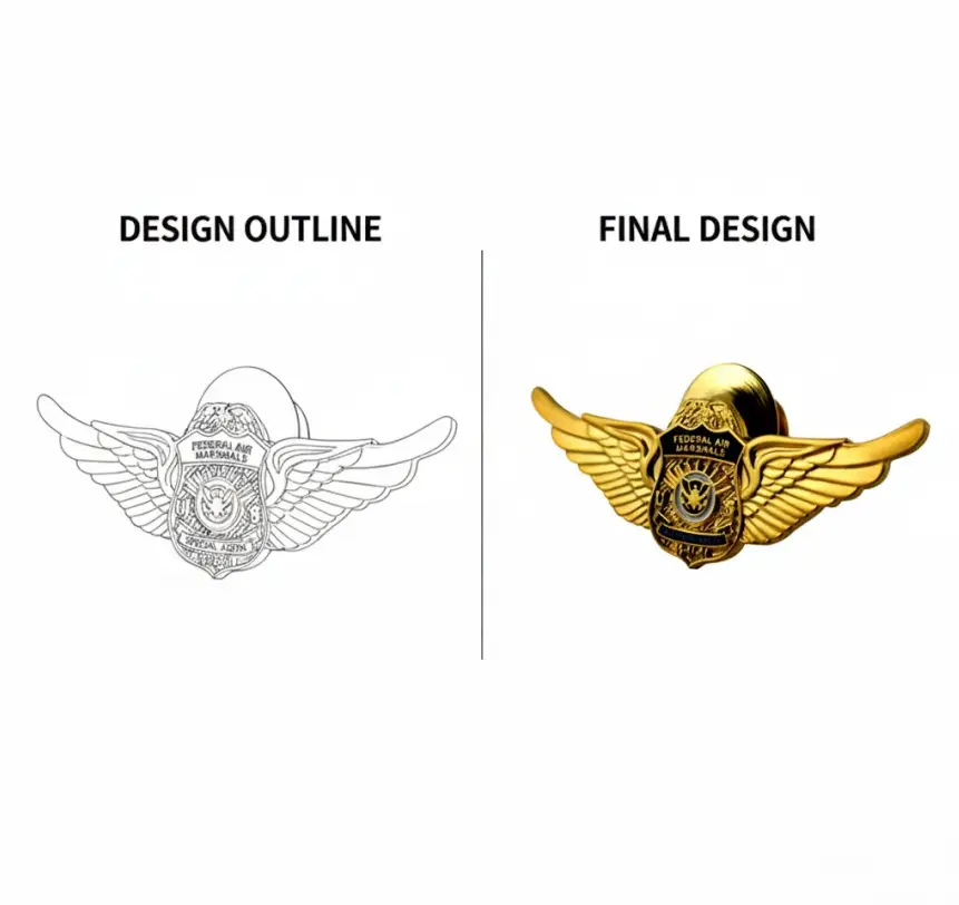 Custom Police Badge Manufacturers: 25-Day Delivery, 100% Quality, 3D Design 10 In-House Design and Rapid Feedback