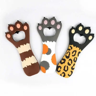 custom made soft pvc beer bottle opener