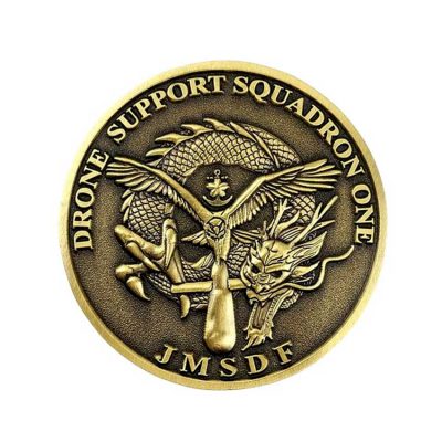 custom military challenge coins air force JMSDF