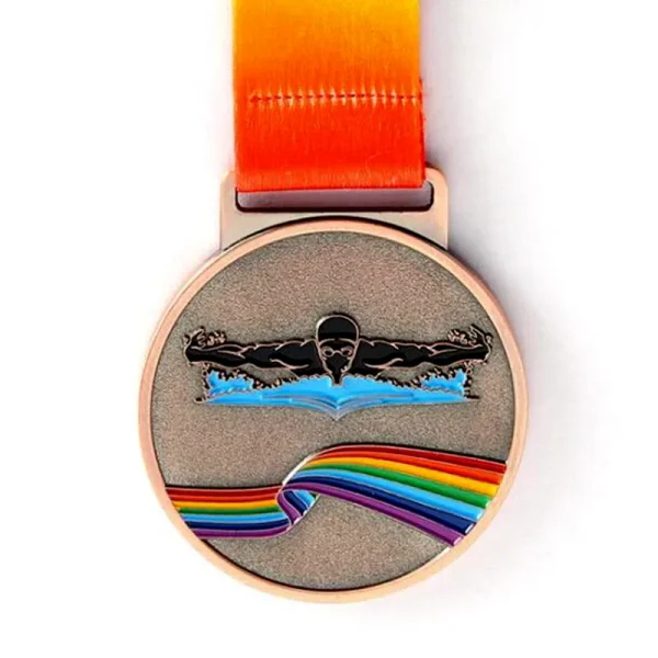 custom sports medal swimming
