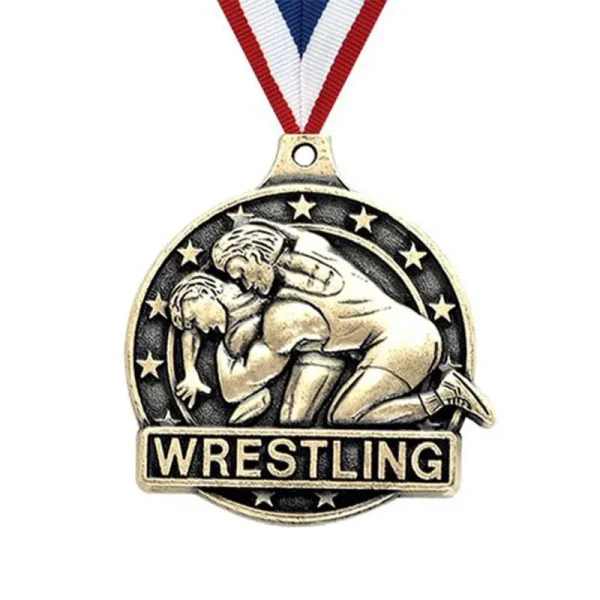 custom sports medals wrestling