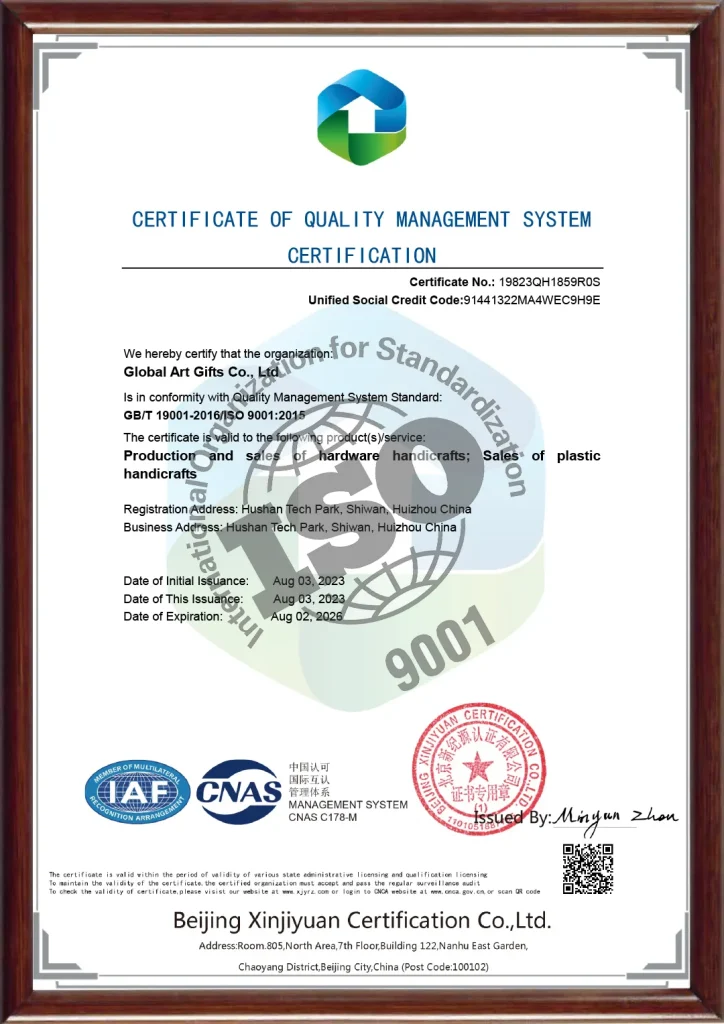 BadgeArtisans-ISO 9001