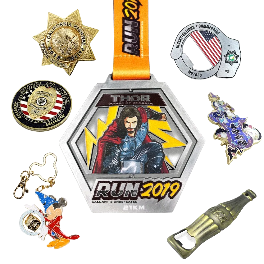 From custom medals ,lapel pins and challenge coins to keychains, fridge magnets and branded metal promotional gifts manufacturer