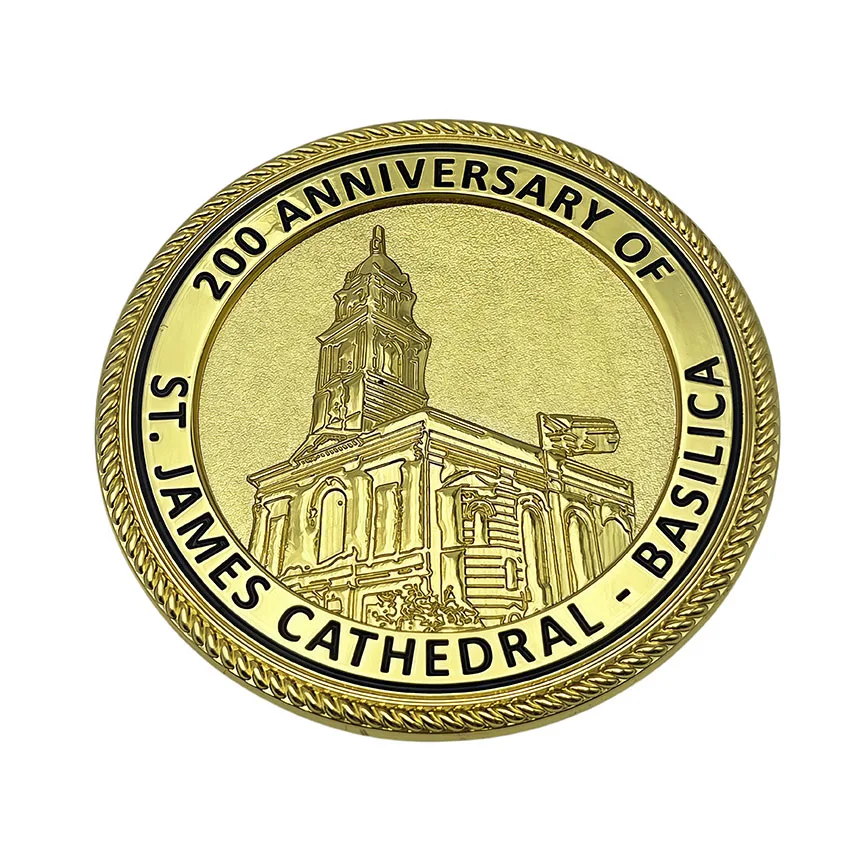 Corporate brand Challenge Coins Shiny Finish