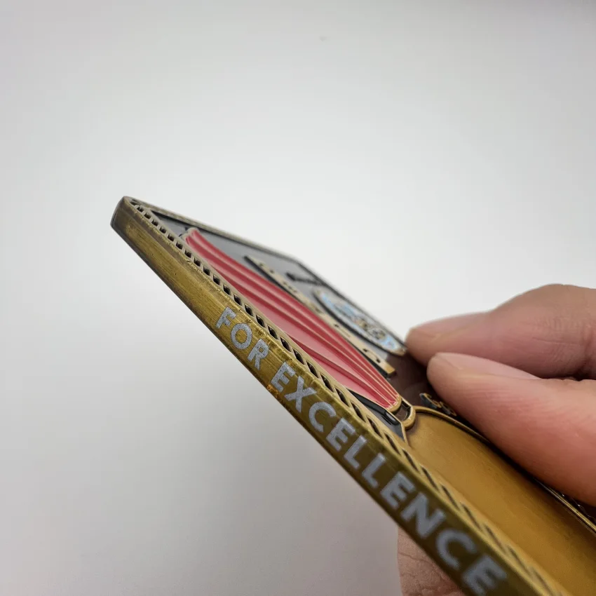 Laser engraving Upgrade Challenge Coins Custom Options