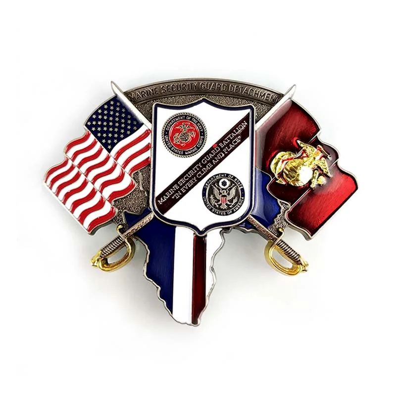 U.S. Marine Security Guard Detachment Challenge Coin