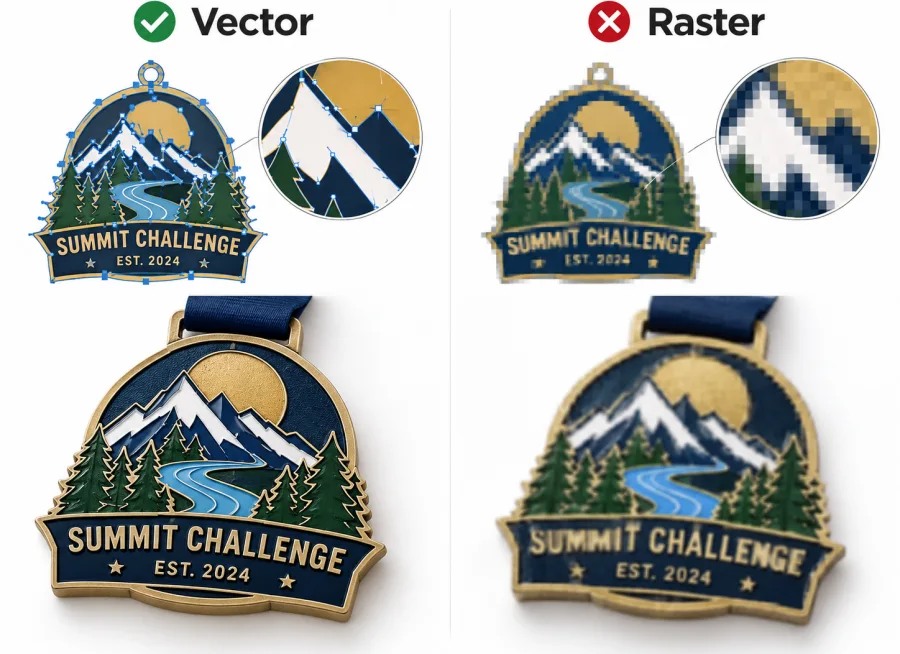 vector-vs-raster-custom-medal-artwork